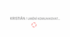 Desktop Screenshot of kristian.cz