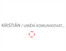 Tablet Screenshot of kristian.cz